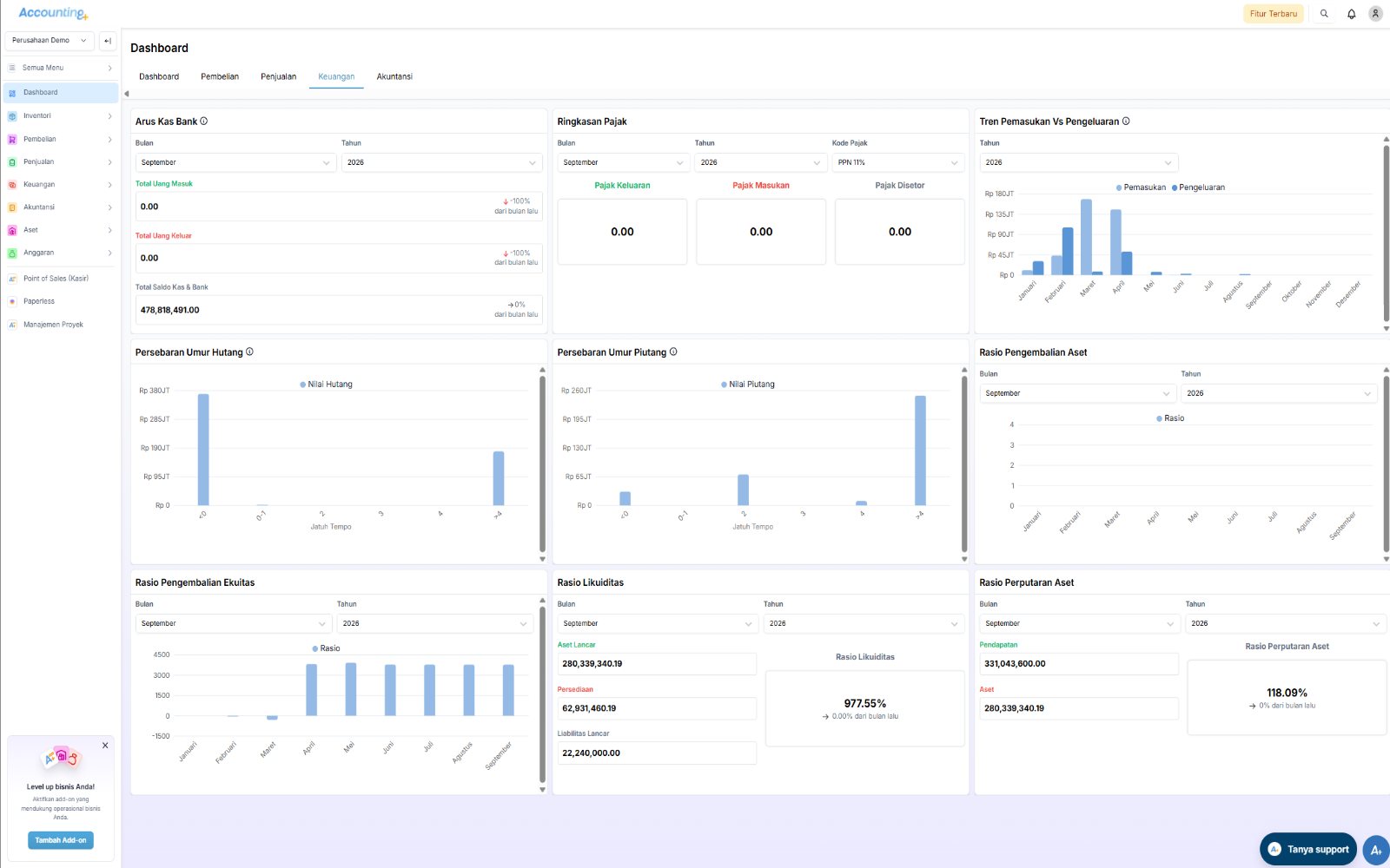 Accounting+ screen capture