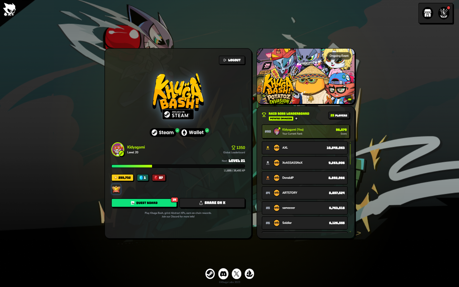Khuga Labs — Khuga Bash! screen capture